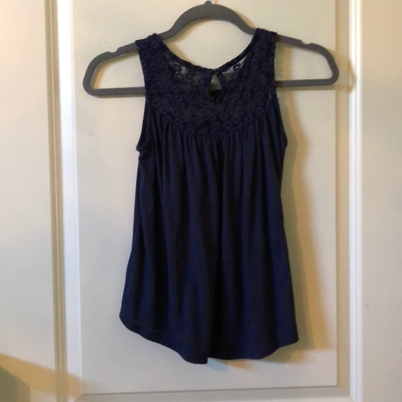 navy tank top - Picture 2 of 3